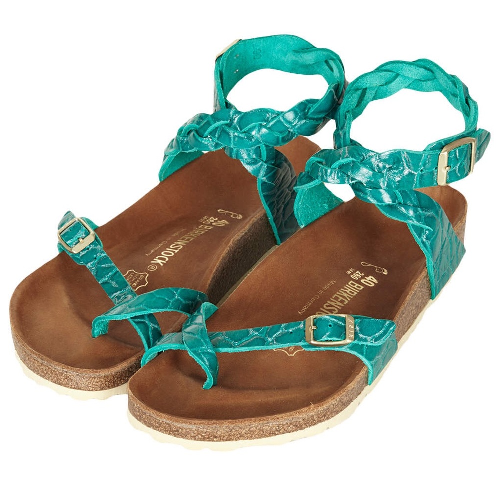 BIRKENSTOCK BLUE YARA SANDAL 40